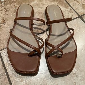 Ann Taylor Cognac Sandals